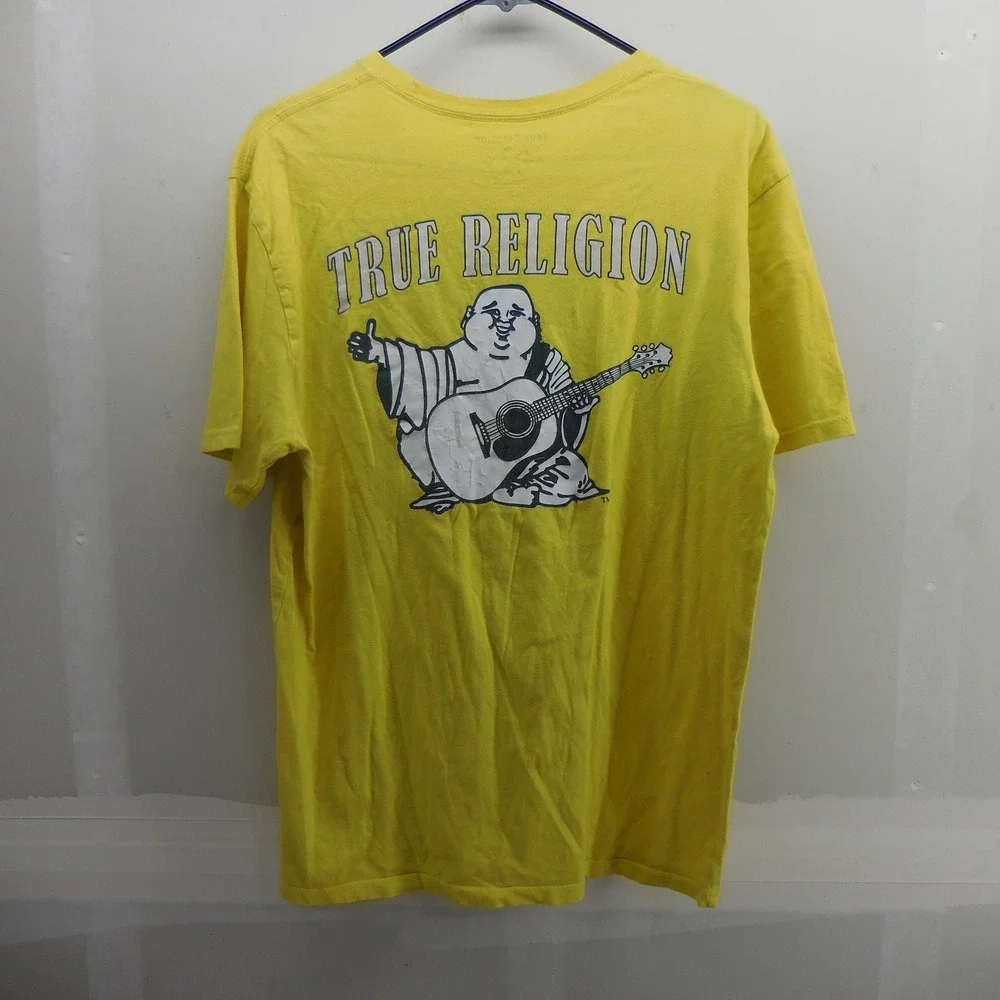 True Religion Men’s Yellow Graphic Tee
